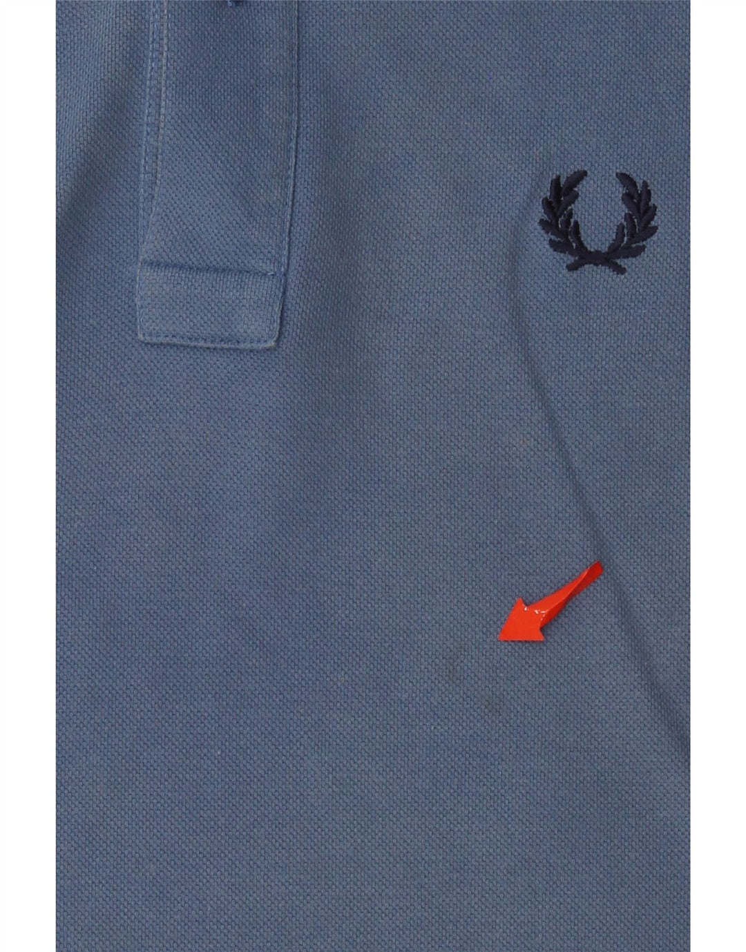 Polo da uomo Fred Perry piccola in cotone blu