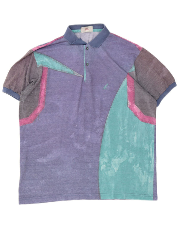 Polo da uomo AUSTRALIAN L'ALPINA IT 54 XL Colourblock multicolore