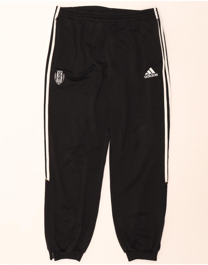 Pantaloni da tuta da uomo Adidas Joggers UK 42/44 Large Nero Poliestere