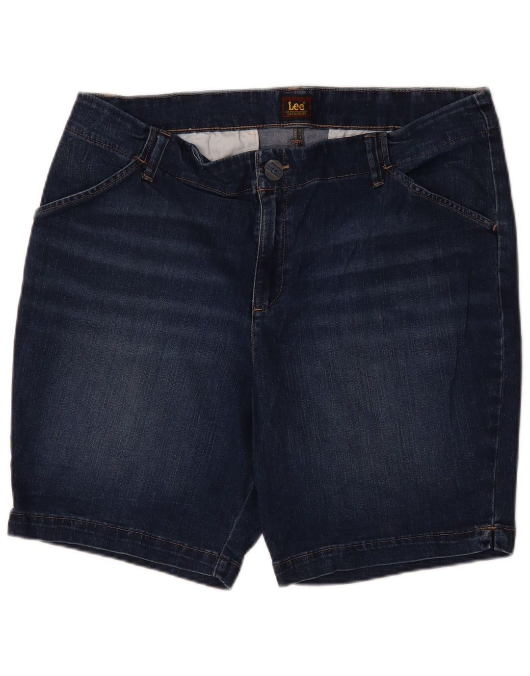 Pantaloncini di jeans da donna LEE US 18 2XL W36 Cotone blu