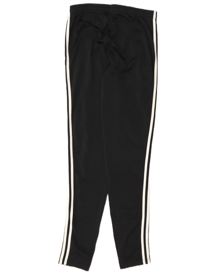 Pantaloni della tuta da ragazzo Adidas 15-16 anni in poliestere nero