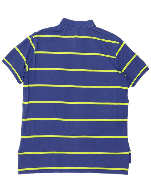 POLO RALPH LAUREN Polo da uomo su misura XL in cotone a righe blu
