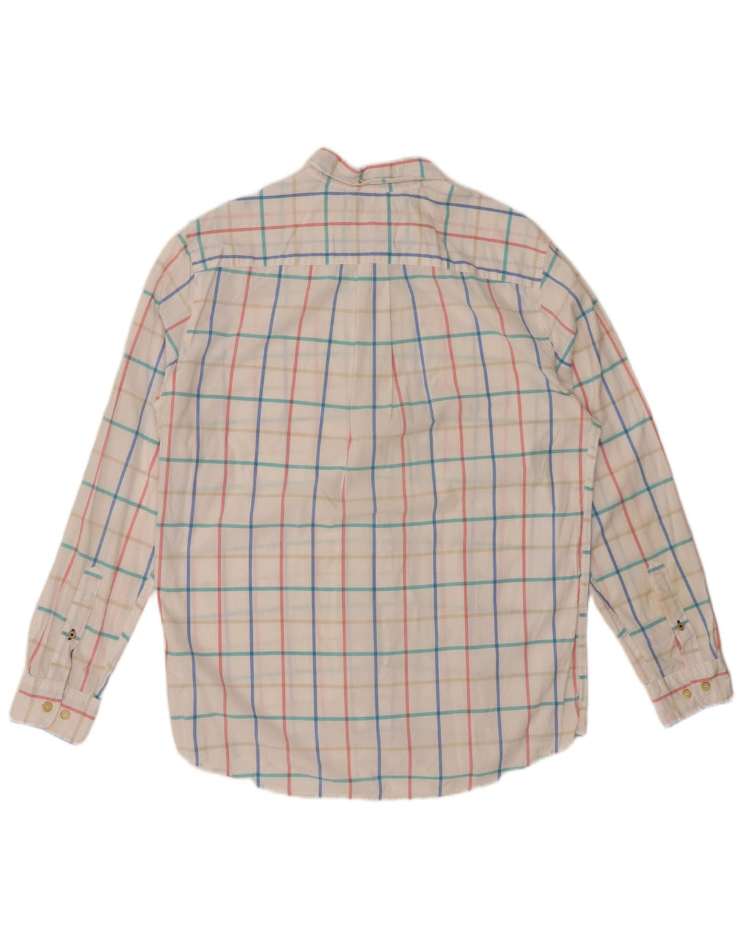 TOMMY HILFIGER Camicia da uomo dalla vestibilità classica in cotone a quadri bianco medio
