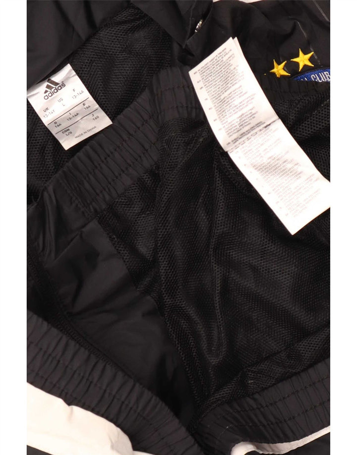 Giacca antipioggia Adidas Graphic da ragazzo 13-14 anni Nera