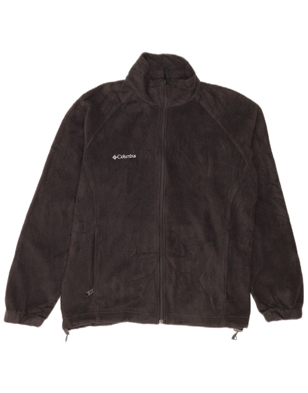 Giacca in pile da uomo Columbia UK 38 poliestere nero medio