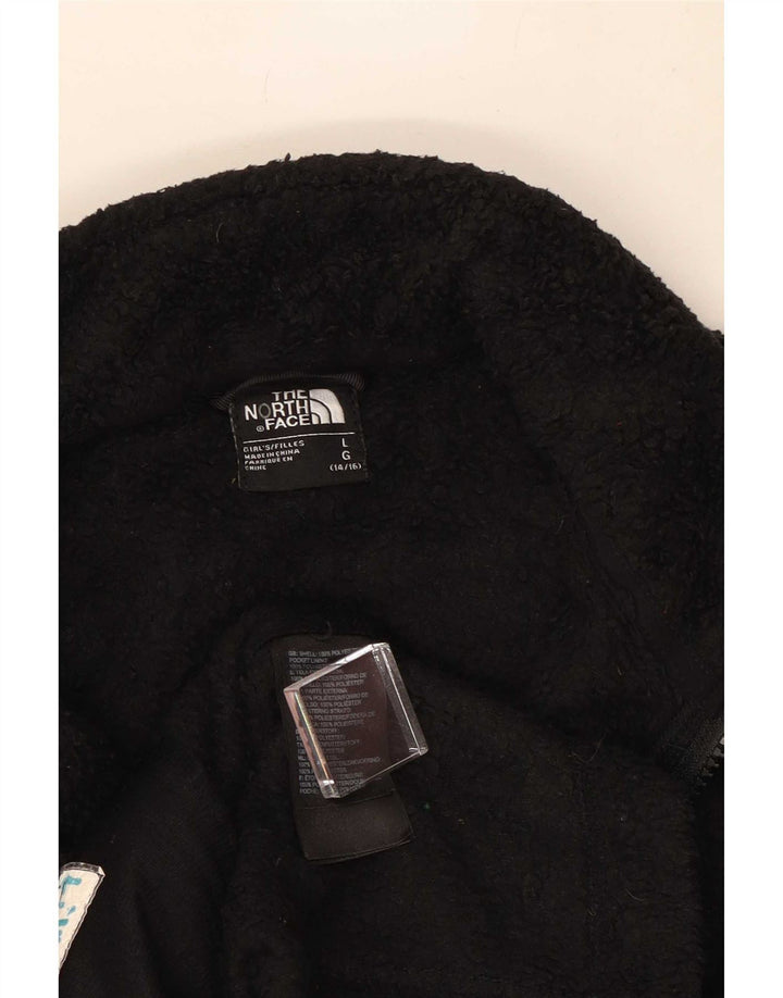 Giacca in pile The North Face per ragazze 14-15 anni, grande in poliestere nero