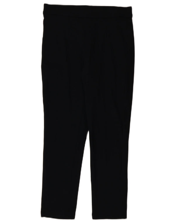 Pantaloni casual slim da donna Marks & Spencer UK 12 medi W32 L26 neri