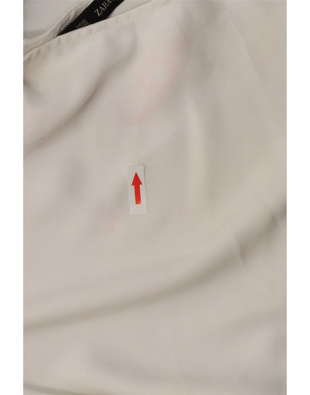 Camicetta oversize da donna Zara UK 6 XS Colorblock bianco