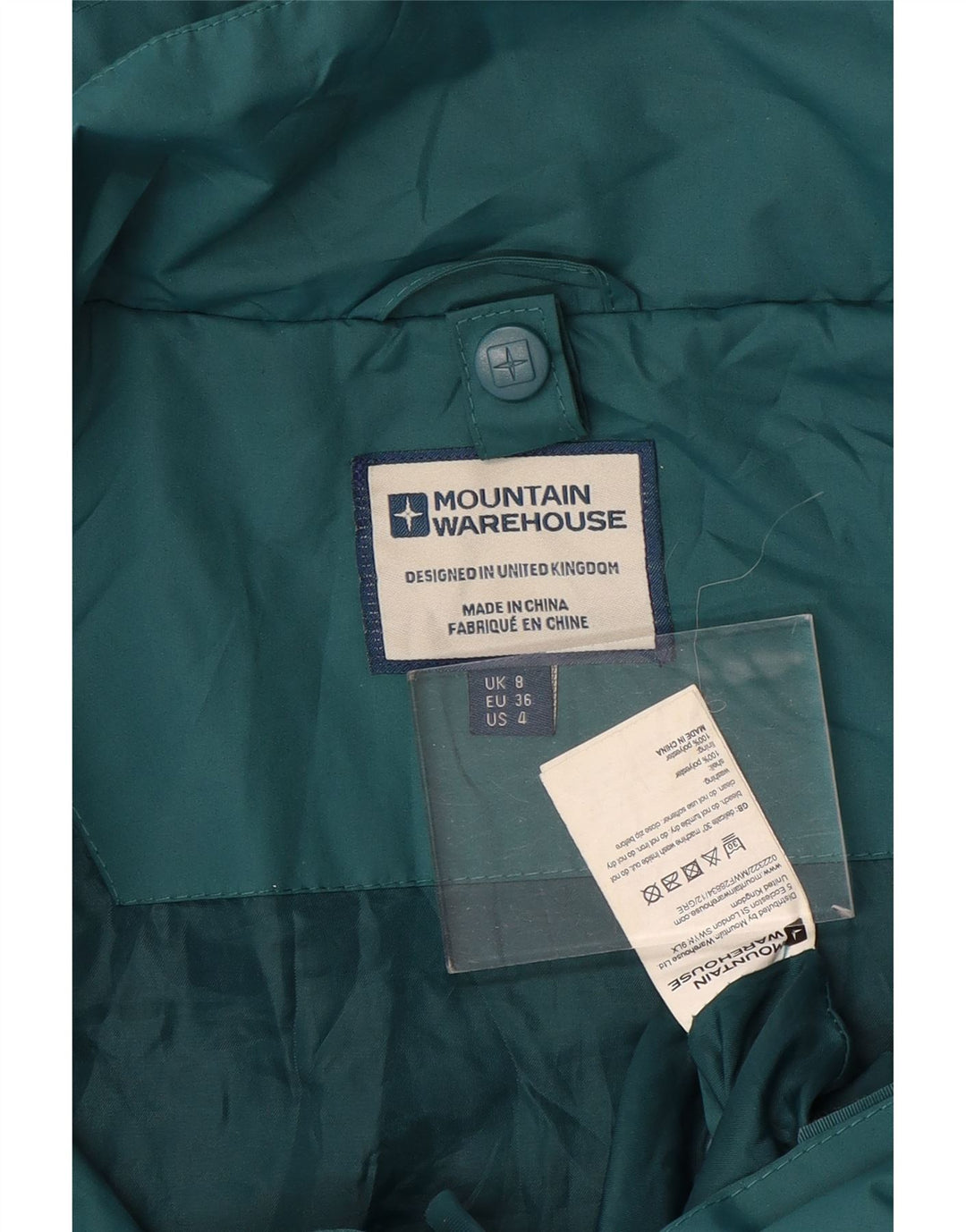 Giacca a vento oversize da donna Mountain Warehouse UK 8 Small Verde