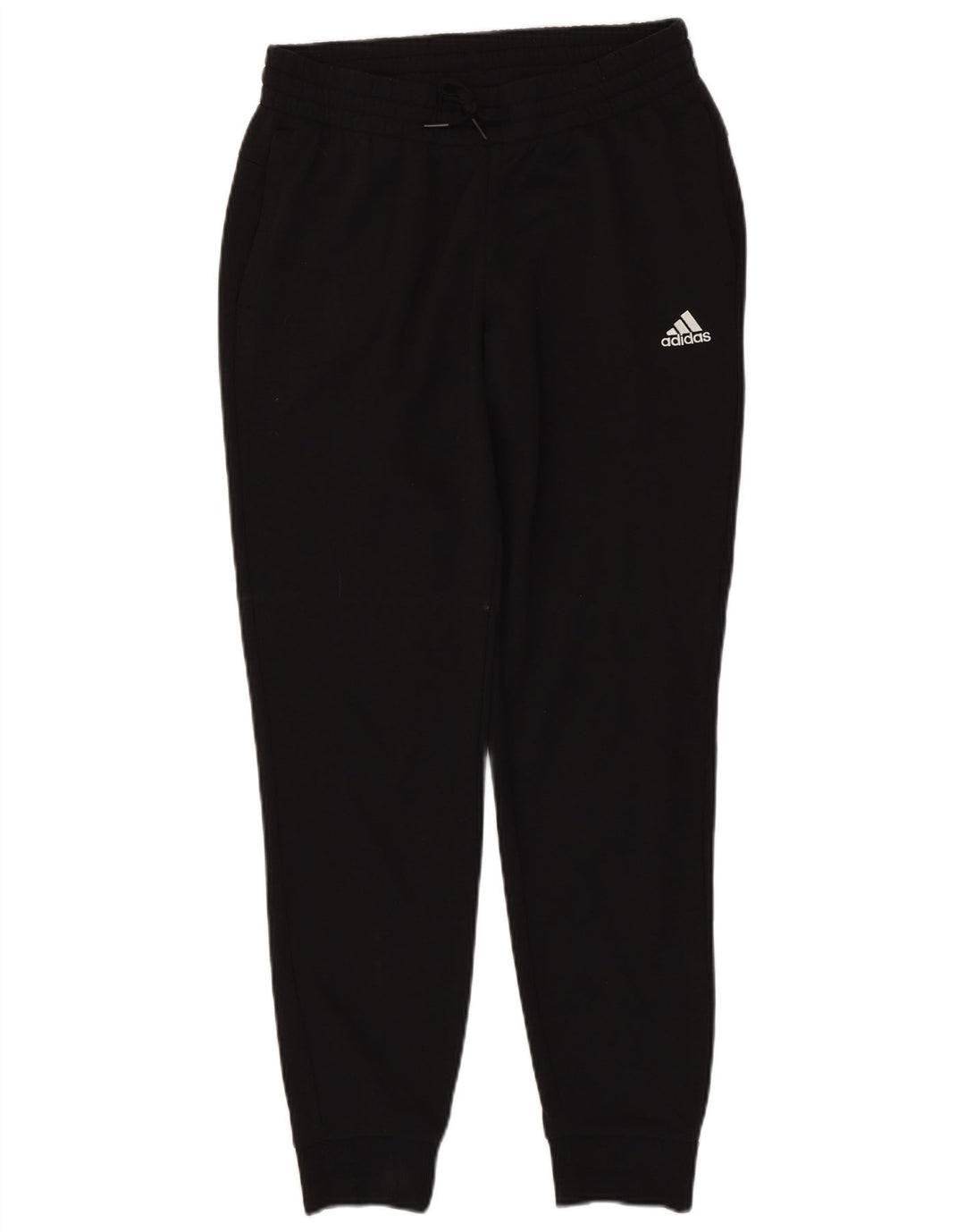 Pantaloni da tuta con grafica ADIDAS da donna Joggers UK 12/14 Medio Nero