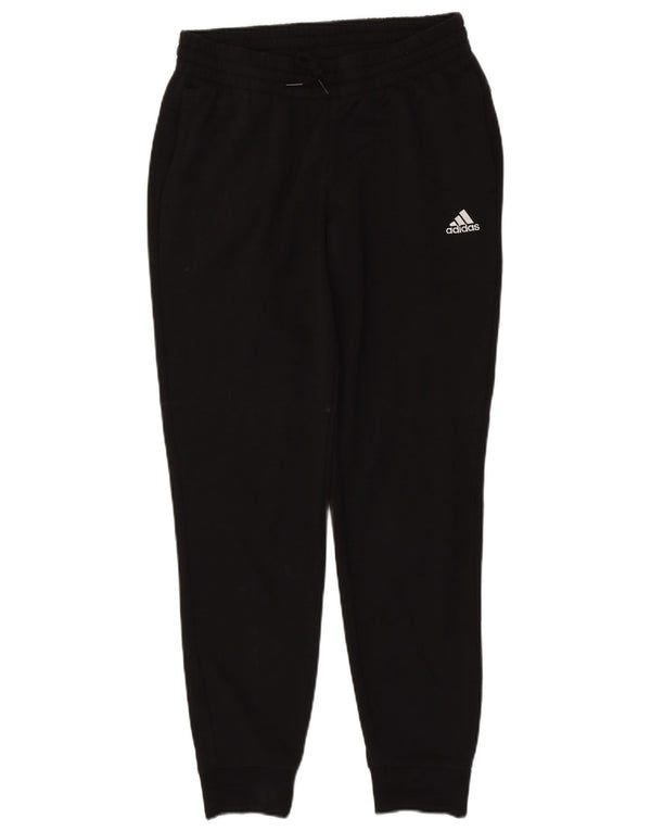 Pantaloni da tuta con grafica ADIDAS da donna Joggers UK 12/14 Medio Nero