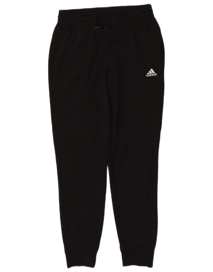 Pantaloni da tuta con grafica ADIDAS da donna Joggers UK 12/14 Medio Nero