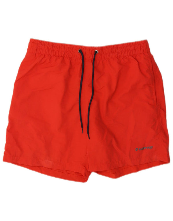 Pantaloncini da bagno da uomo Lotto arancione medio in poliammide