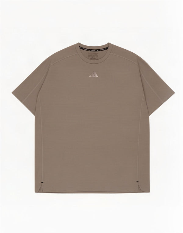 T-shirt Adidas Aeroready Regular Fit da uomo 2XL in poliestere grigio