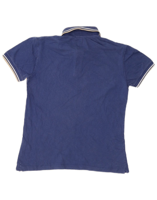 Polo da uomo Fred Perry piccola in cotone a righe blu navy