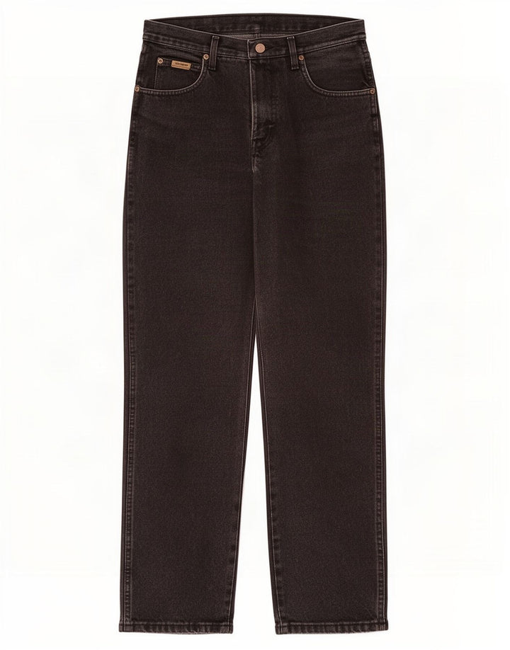 Jeans dritti da uomo Wrangler W32 L32 neri