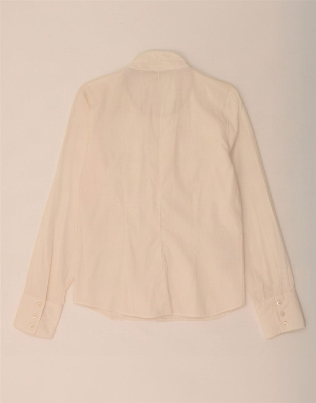 Camicia da donna Tommy Hilfiger con volant sul davanti US 12 Large White Cotton