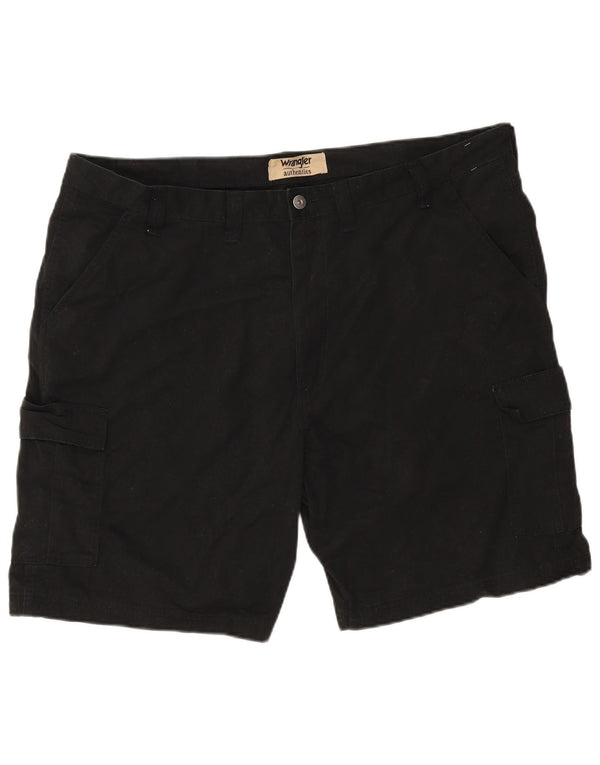 Pantaloncini cargo da uomo Wrangler W44 2XL cotone nero