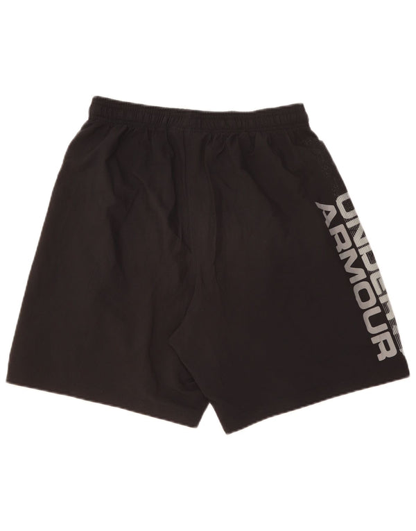 Pantaloncini sportivi Under Armour da uomo Heat Gear Graphic vestibilità ampia neri medi