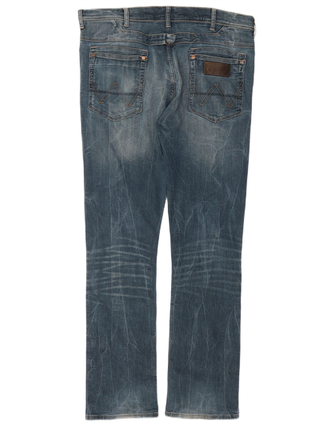 Wrangler Uomo Ben Slim Jeans W38 L34 Cotone Blu