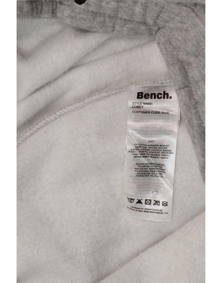 Pantaloni da tuta con grafica da donna Bench UK 16 grandi in cotone grigio