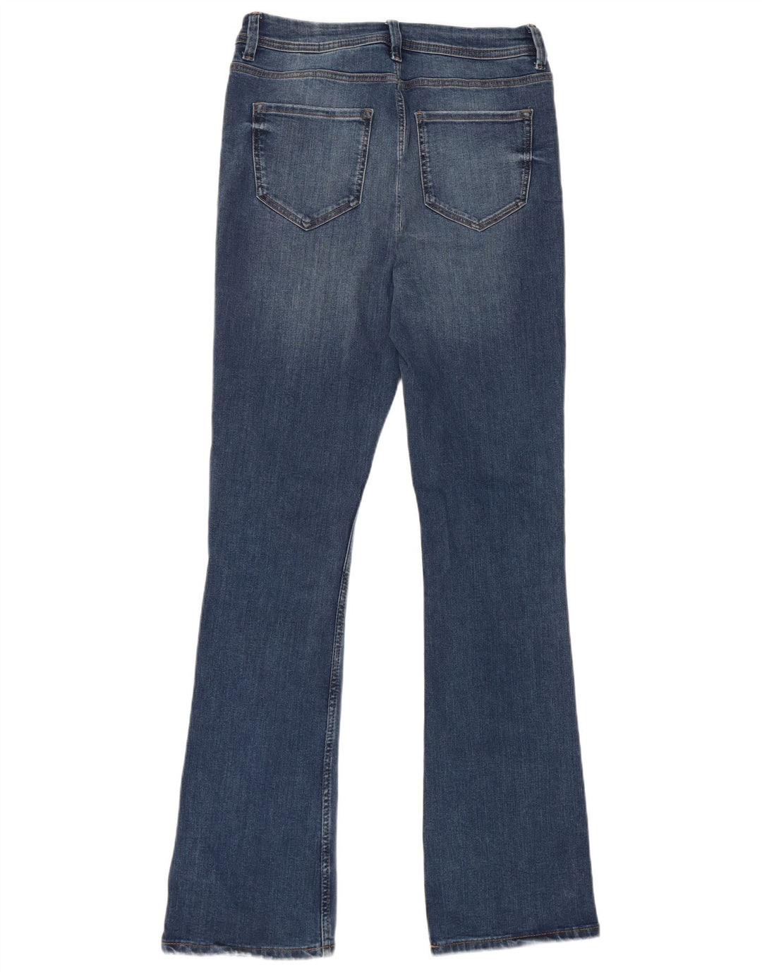 Jeans svasati lunghi slim da donna Marks & Spencer UK 12 medio W28 L32 blu