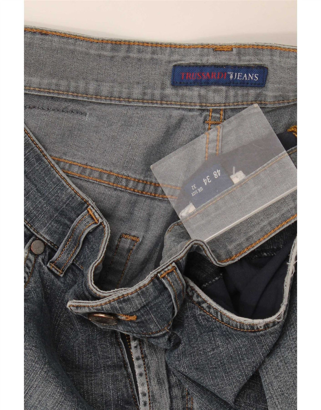 Jeans Dritti Donna Trussardi W32 L32 Blu