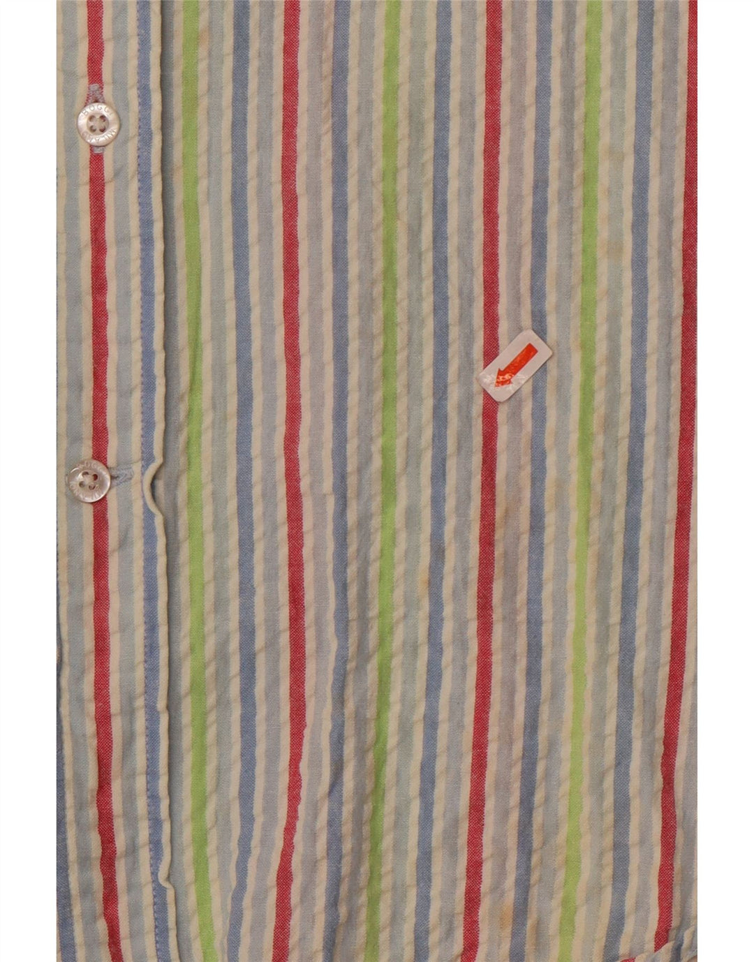 Camicia Boggi Uomo XL Cotone Gessato Multicolore