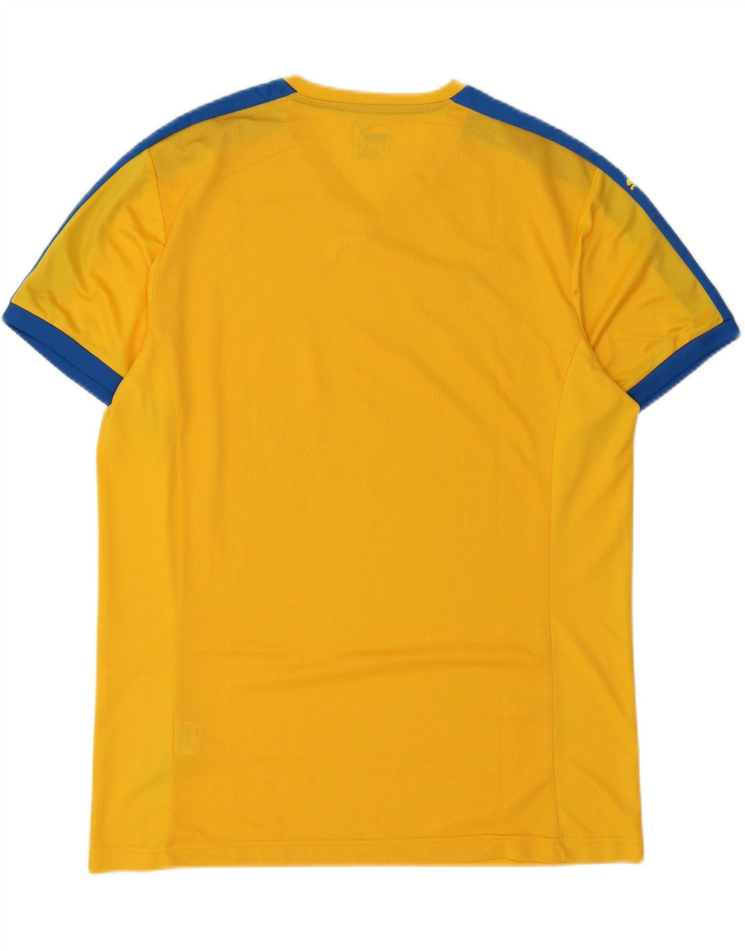 T-shirt PUMA da uomo XL XL in poliestere color block giallo