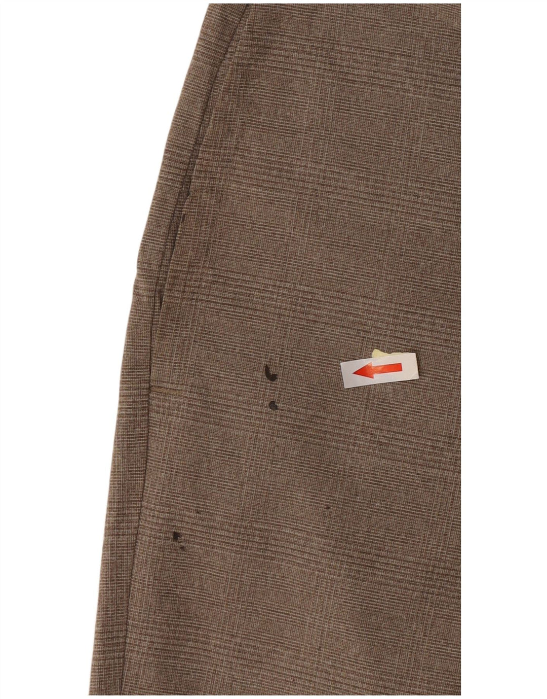 Pantaloncini chino da uomo Travis Mathew W36 poliestere a quadri beige grande