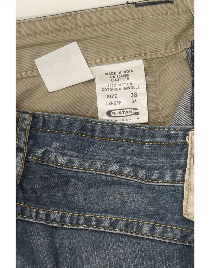 Jeans dritti da uomo G-Star 3301 W38 L34 cotone blu