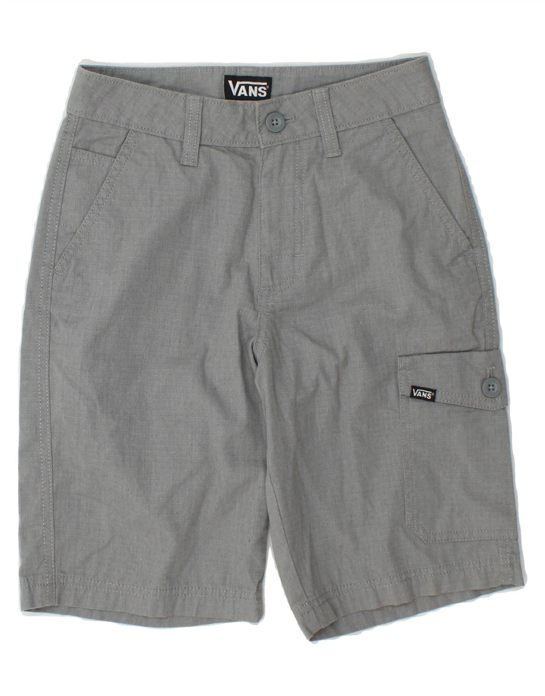VANS Boys Cargo Shorts 7-8 Years W24  Grey Cotton Vintage Vans and Second-Hand Vans from Messina Hembry 