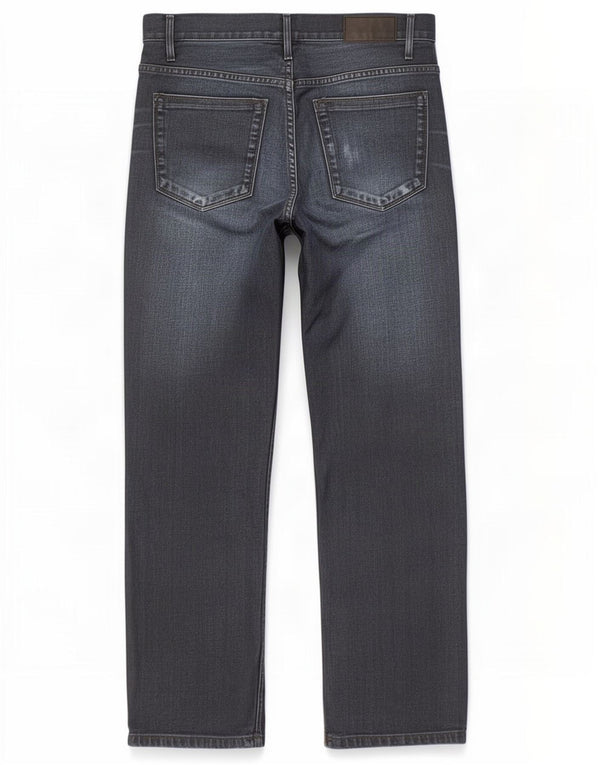 Jeans dritti autografi da uomo Marks & Spencer W30 L31 cotone blu navy