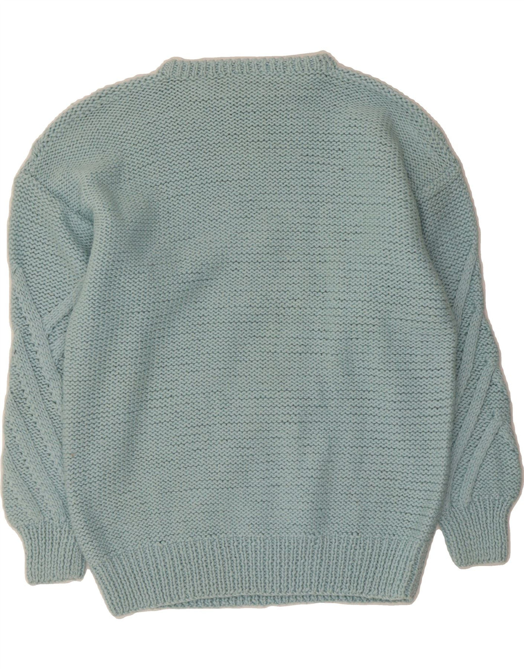 VINTAGE Womens Crew Neck Jumper Sweater UK 16 Large Blue Vintage Vintage and Second-Hand Vintage from Messina Hembry 