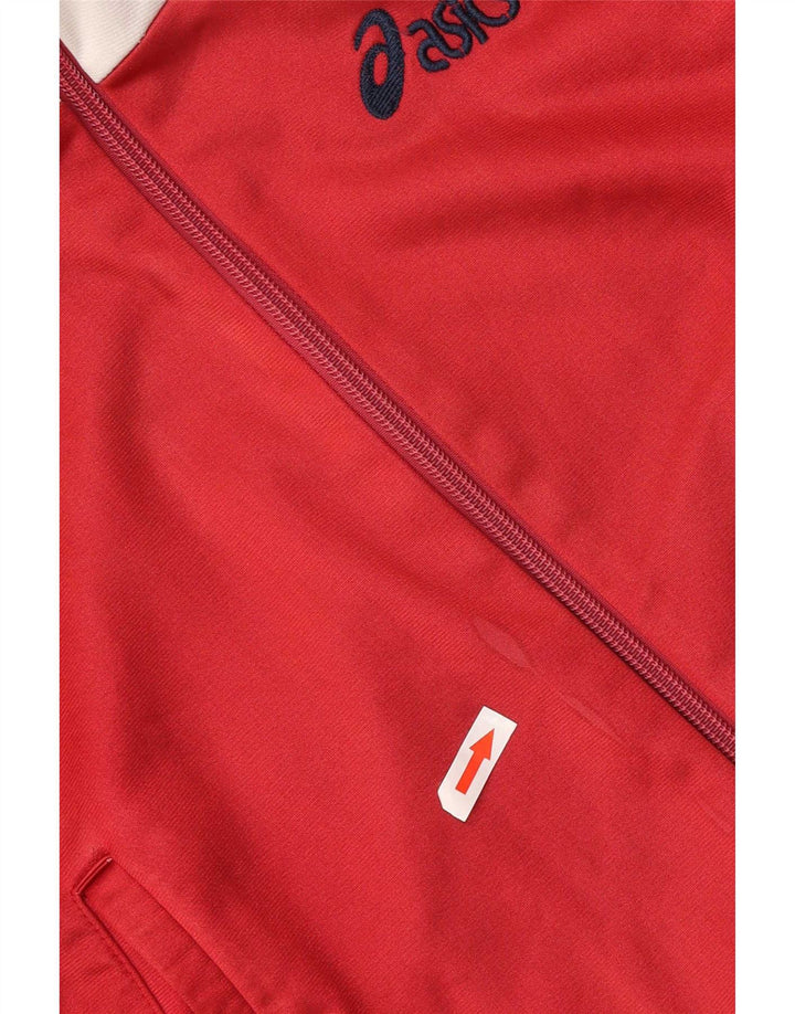 Giacca sportiva da uomo con grafica Asics IT 52 Large Red Colourblock