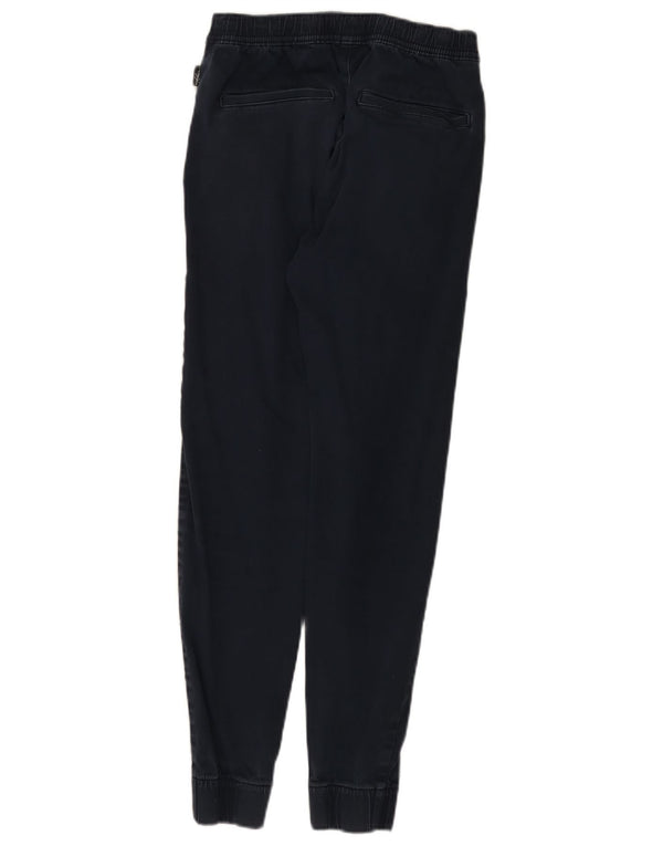 Pantaloni chino Hollister da donna Joggers XS W25 L27 Blu Navy Cotone