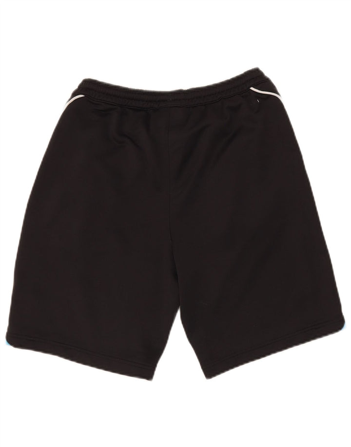 Pantaloncini sportivi Adidas da ragazzo 15-16 anni in poliestere color block nero