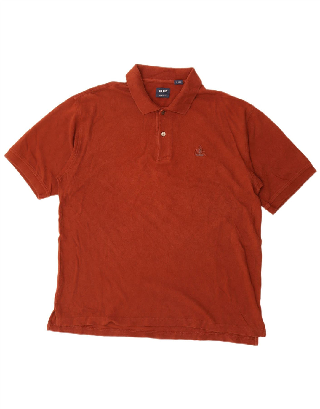 Polo da uomo Izod grande in cotone marrone