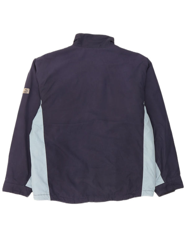 Giacca a vento da uomo Puma UK 38 Medium Navy Blue Colourblock Poliestere