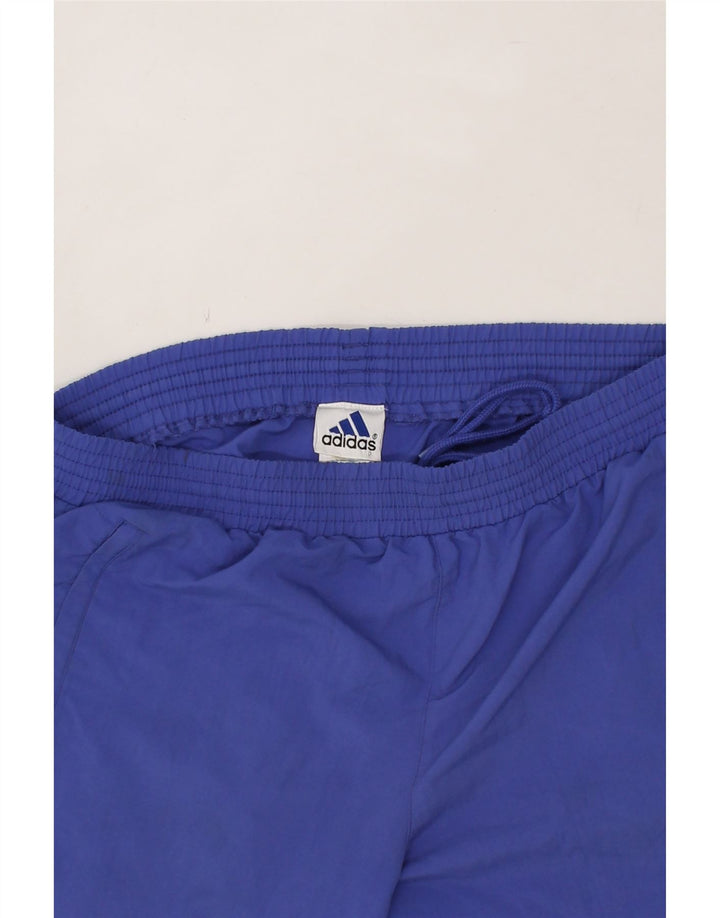 ADIDAS Mens Tracksuit Trousers Joggers Medium  Blue Polyester Vintage Adidas and Second-Hand Adidas from Messina Hembry 