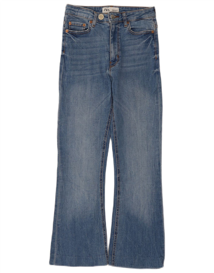 Jeans Bootcut da donna Zara EU 36 XS W26 L26 Blu