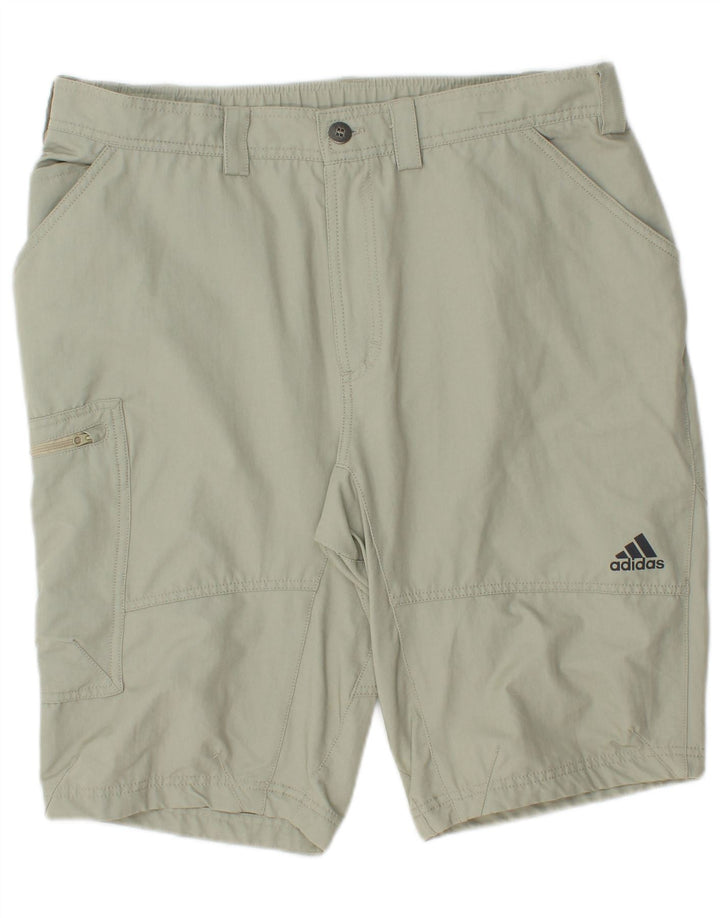 Pantaloncini cargo ADIDAS Climalite da uomo W34 grandi verdi