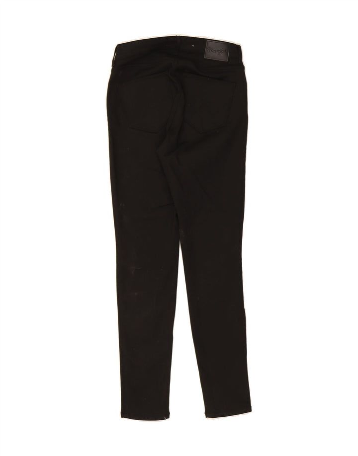 WRANGLER Womens High Rise Skinny Jeans W28 L30 Black Polyester Vintage Wrangler and Second-Hand Wrangler from Messina Hembry 