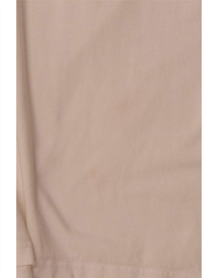 Abito t-shirt senza maniche da donna ADIDAS UK 16 grande cotone bianco