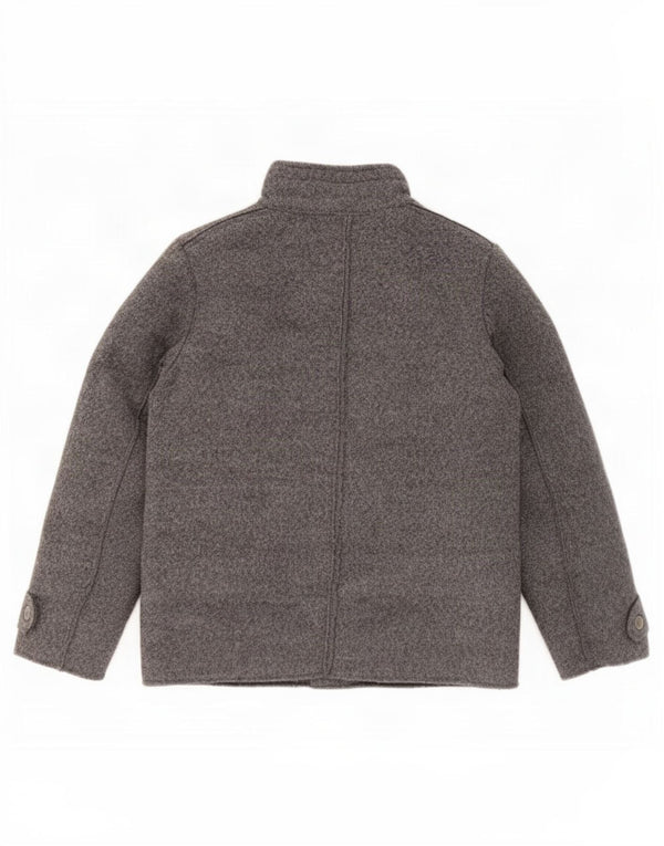 Giubbotto bomber Sherpa da bambino Benetton 8-9 anni in poliestere grigio