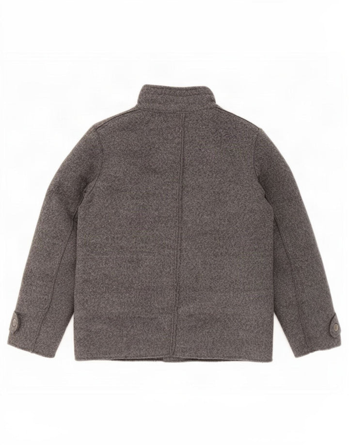 Giubbotto bomber Sherpa da bambino Benetton 8-9 anni in poliestere grigio