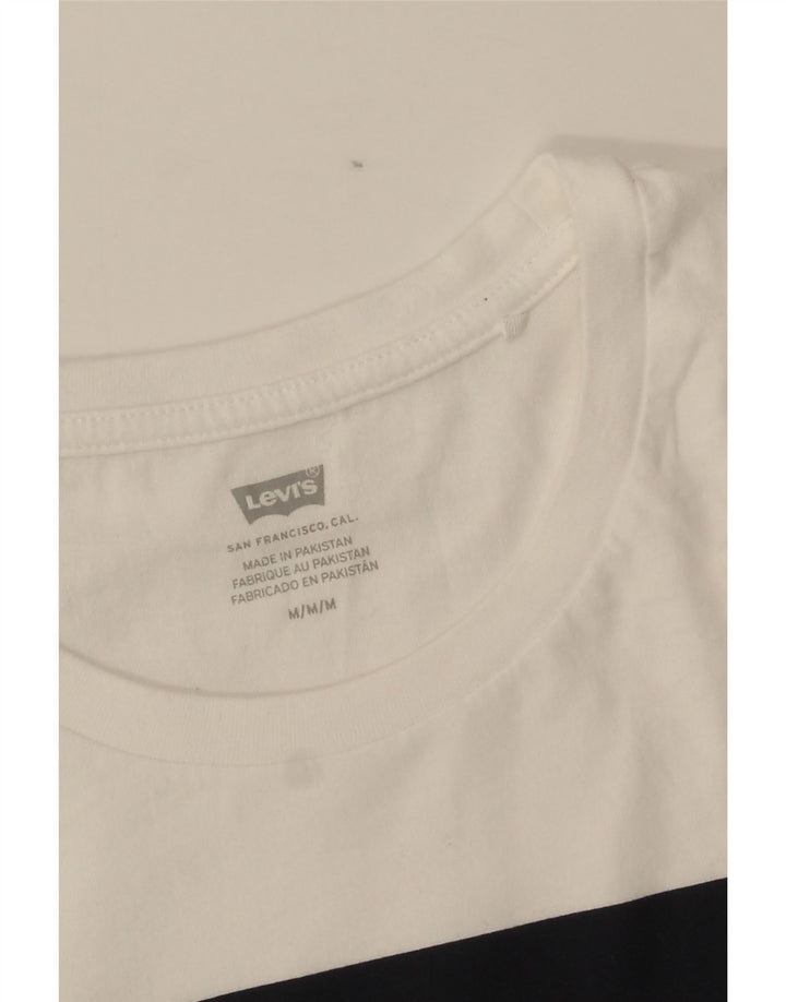 T-shirt grafica da donna Levi's Top UK 14 Medium White