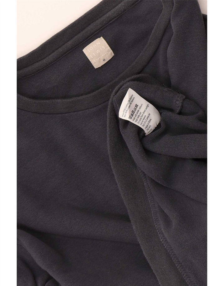 Top grafico da bambino John Lewis a maniche lunghe 12-13 anni in cotone grigio