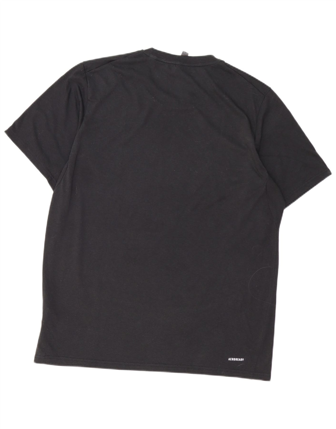 T-shirt ADIDAS Aeroready da uomo grande in cotone nero