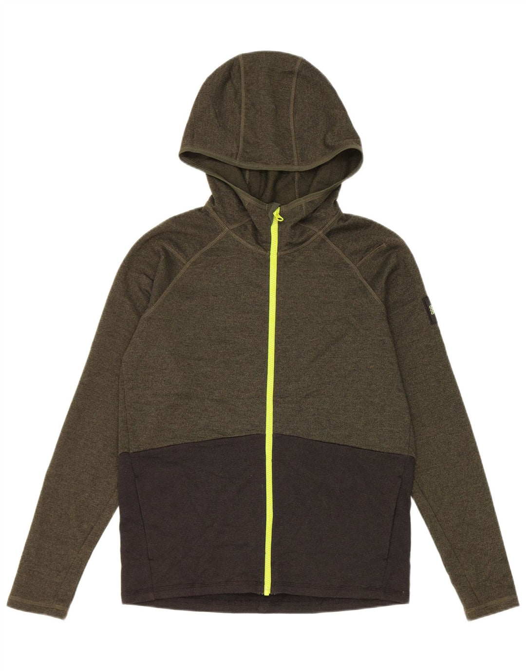 Maglione con cappuccio e zip per ragazzi O'Neill 14-15 anni Poliestere color block kaki